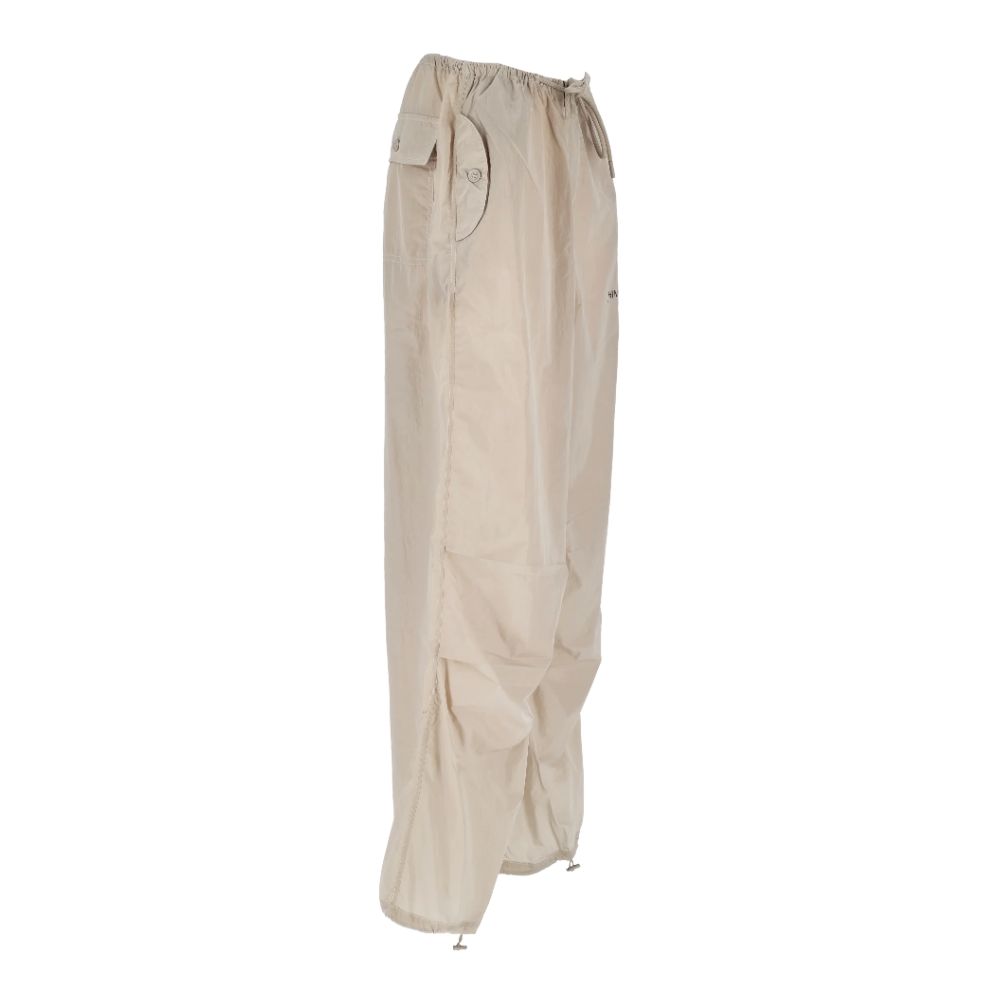 Beige Nylon Jeans & Pant