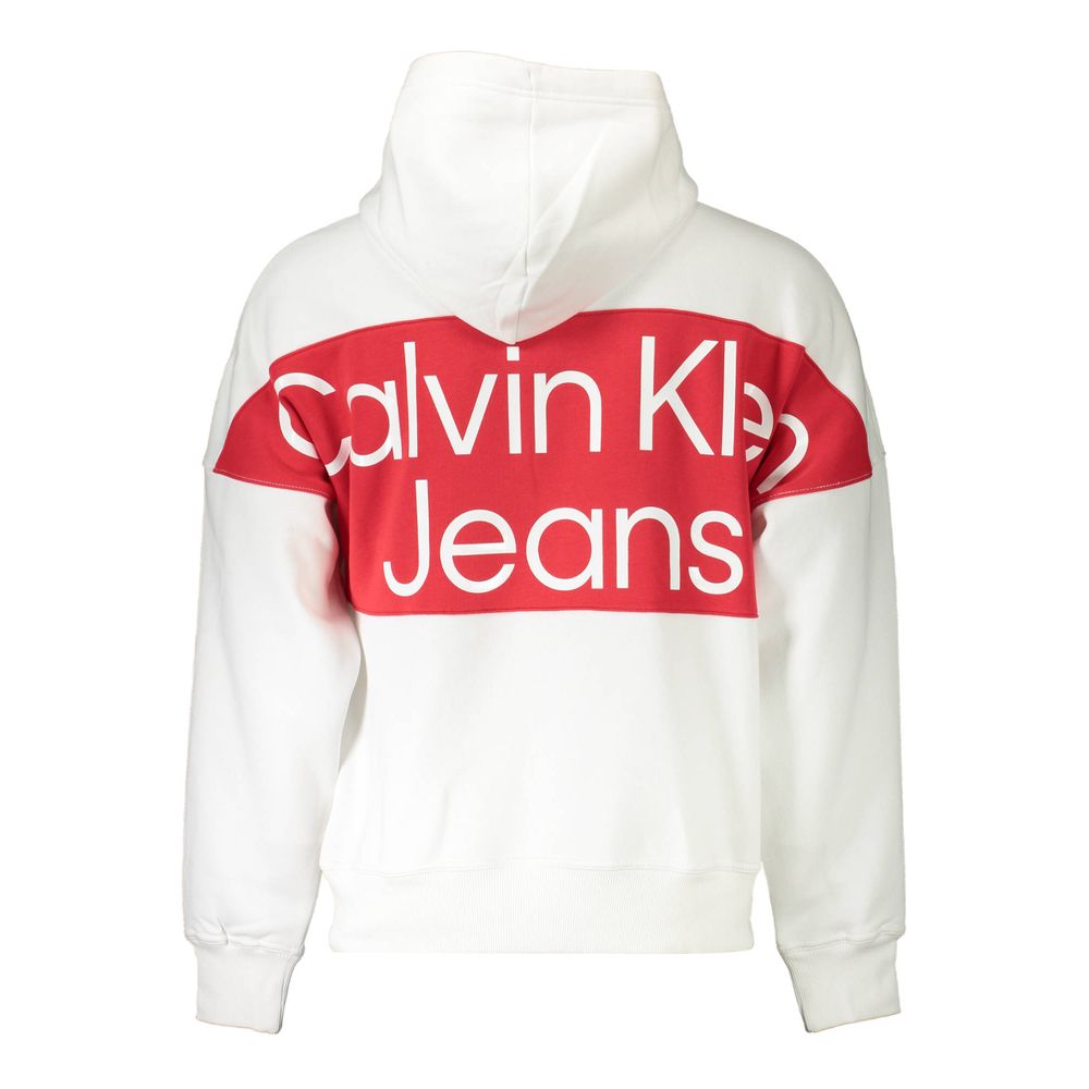 Calvin Klein White Cotton Sweatshirt