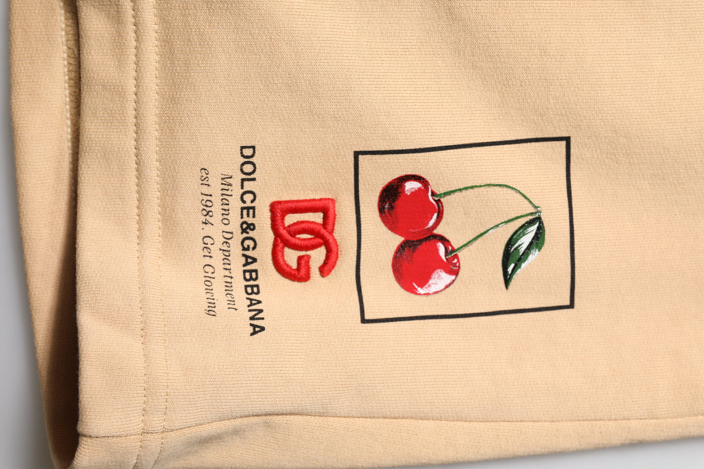 Yellow Cotton Men Bermuda Sweatshorts Shorts