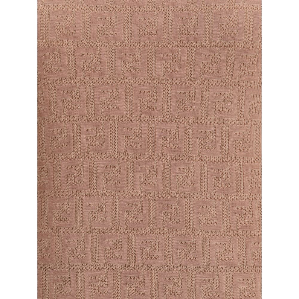 FF pattern midi Dress