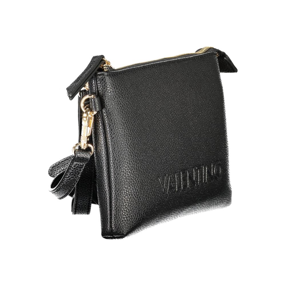 Black Polyethylene Women Handbag