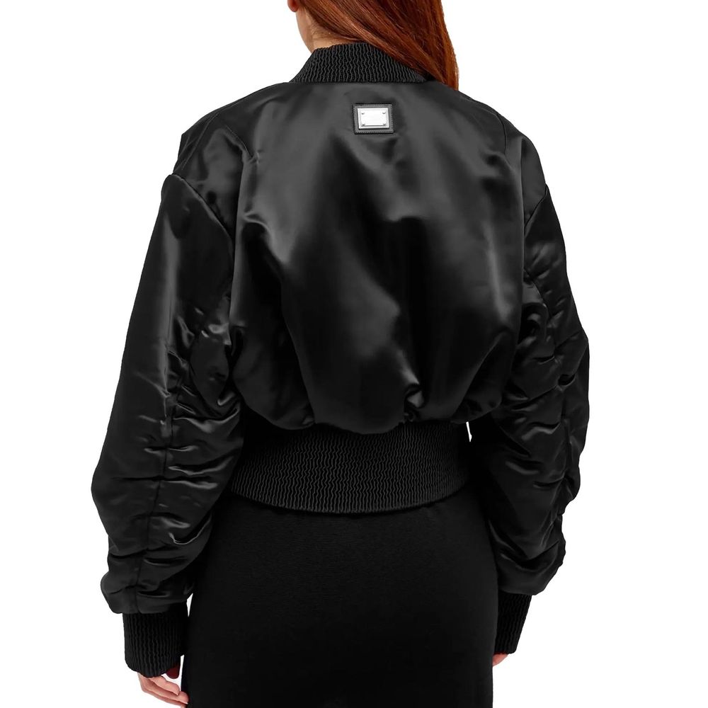 Cropped Bomber Jacket