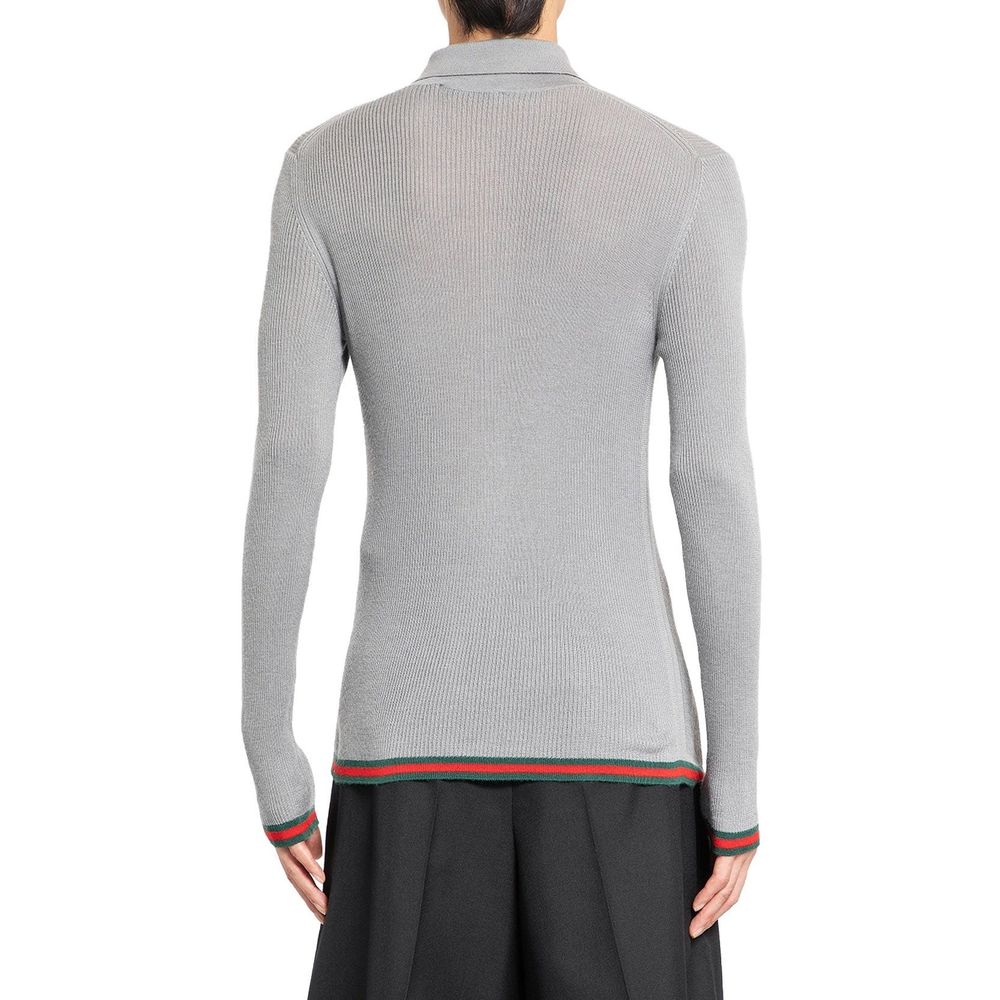 Ribbed-Knit Cashmere And Silk Sweater