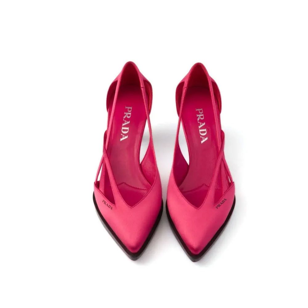 55mm Satin Cut-Out Pumps