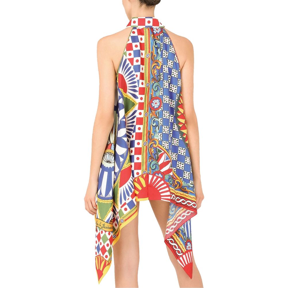 Dolce&Gabbana Halterneck Silk Shirt