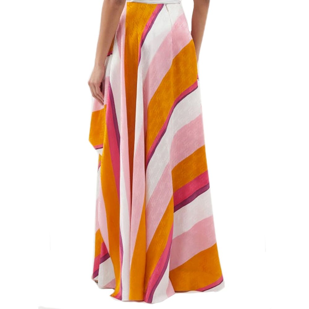 Ff Color-Block Draped Trousers