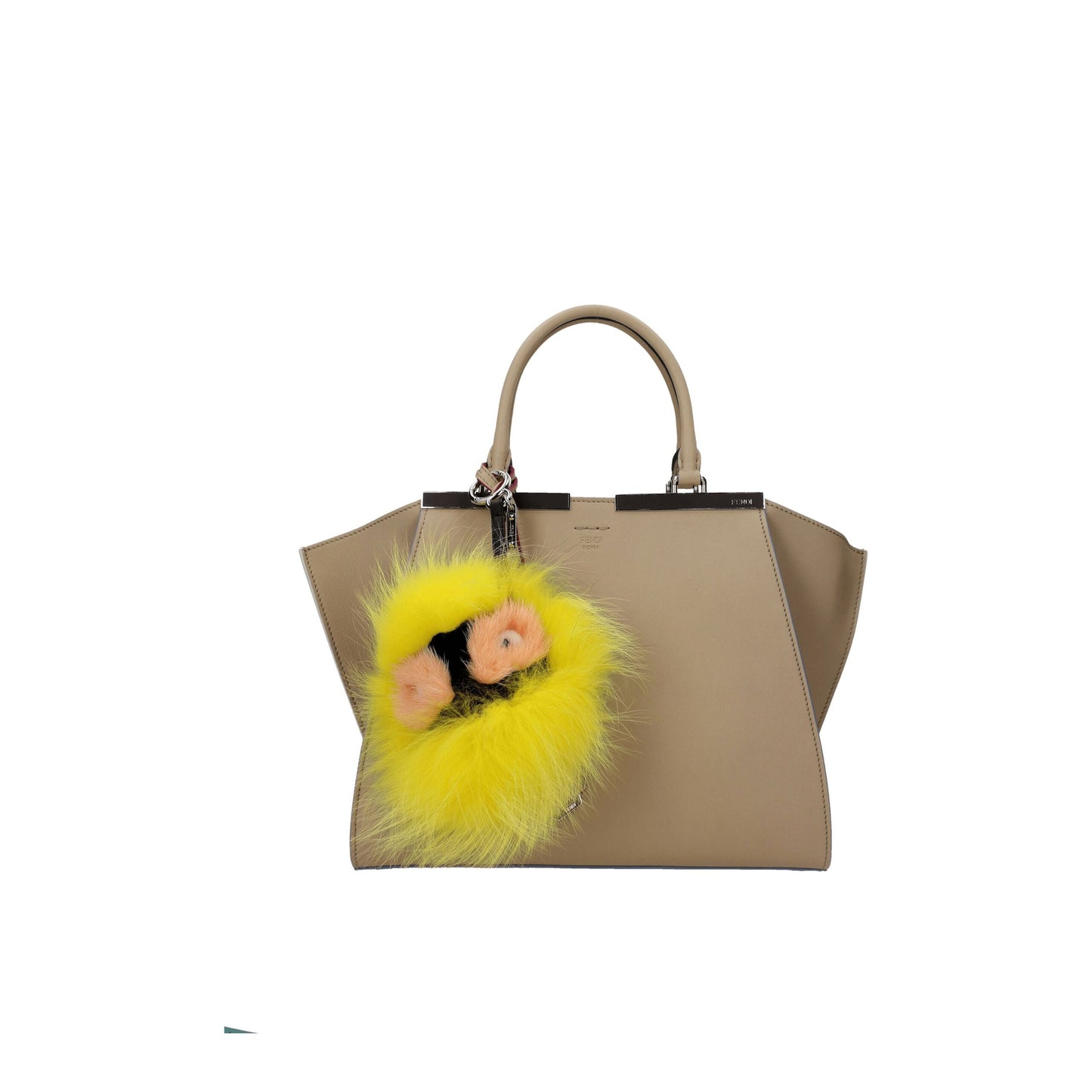Yellow Fur Keychains