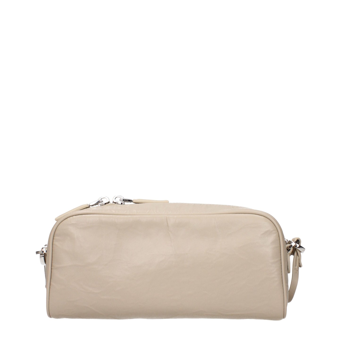 Beige Leather Crossbody Bags