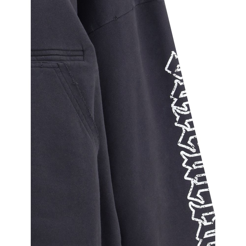 Blackletter script motif Hoodie