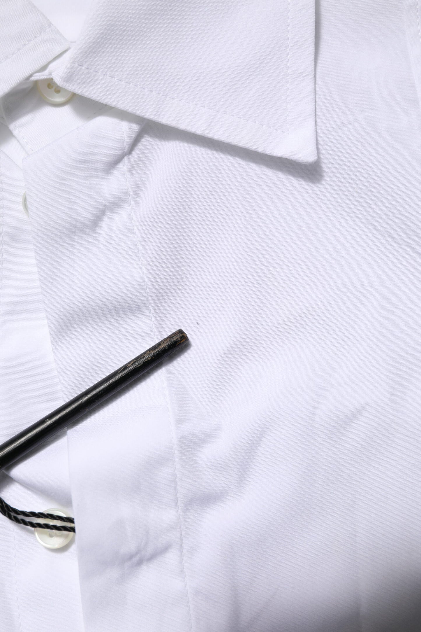 Dolce & Gabbana White Poplin Cotton Formal Men Dress Shirt