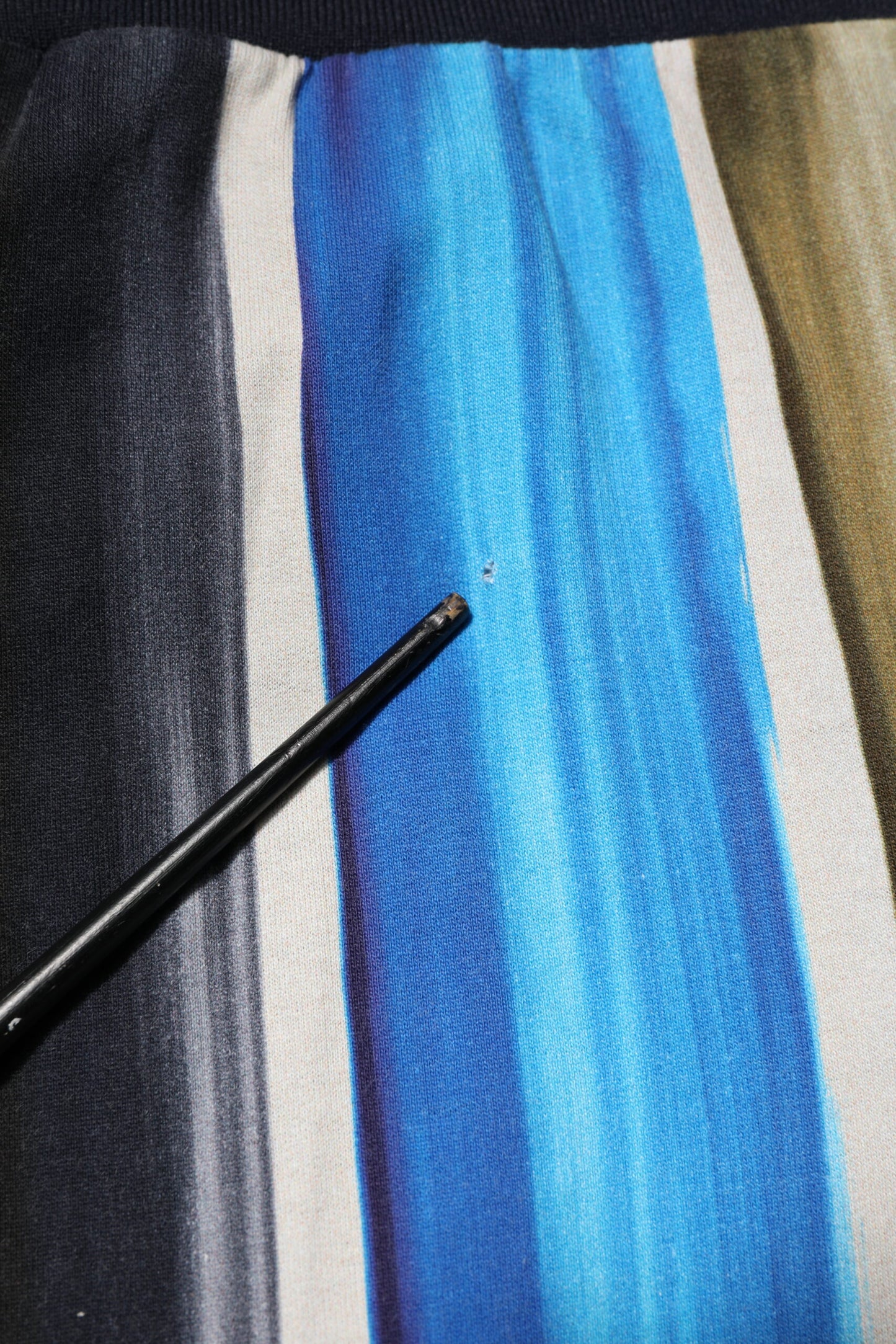 Multicolor Stripes DG Logo Cotton Skinny Pants