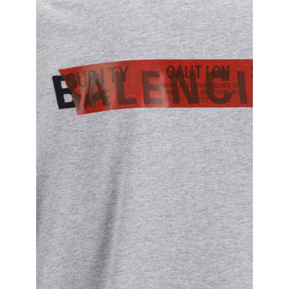 T-Shirt with taped Balenciaga back motif