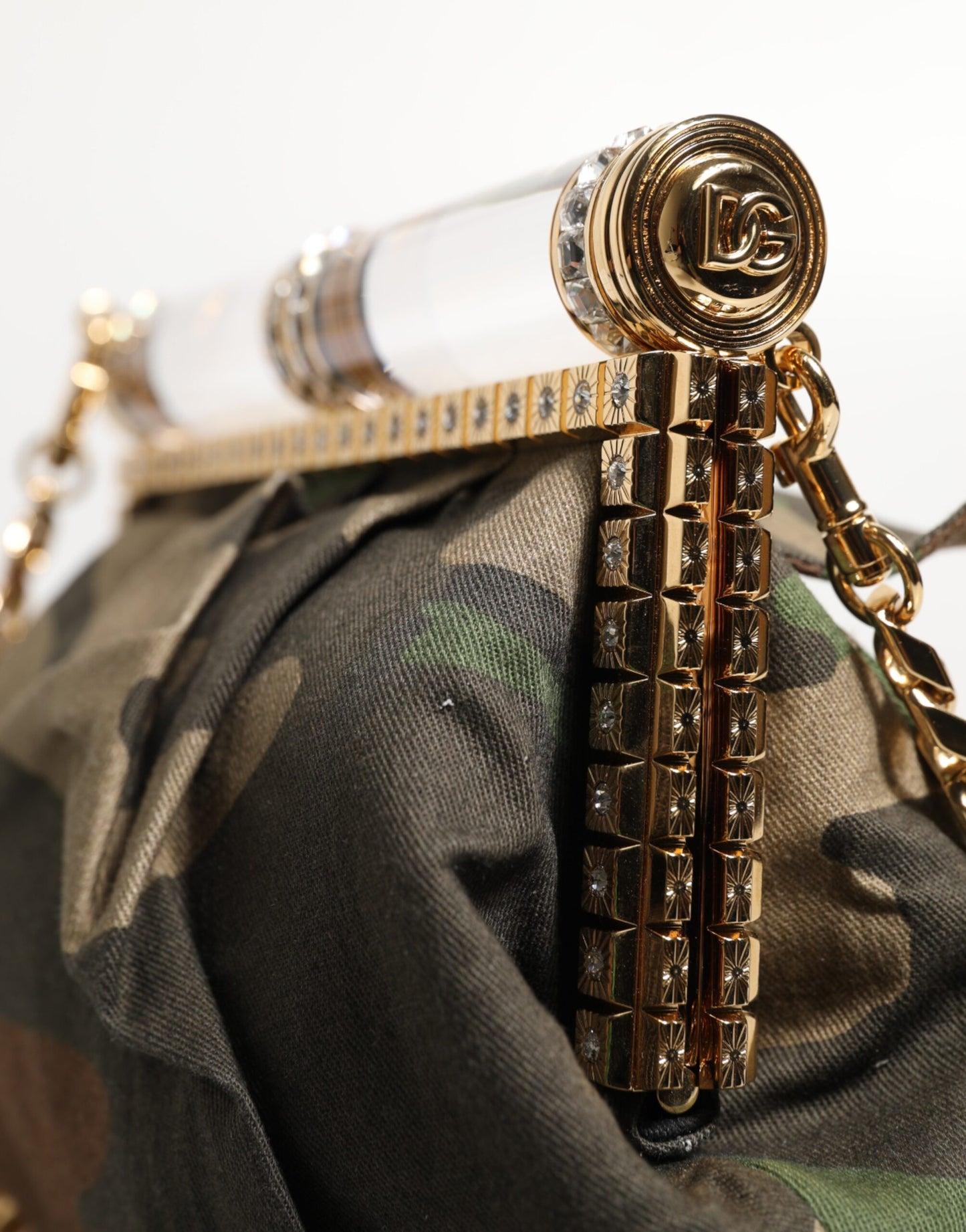 Multicolor Sicily Medium Camouflage Shoulder Strap Bag