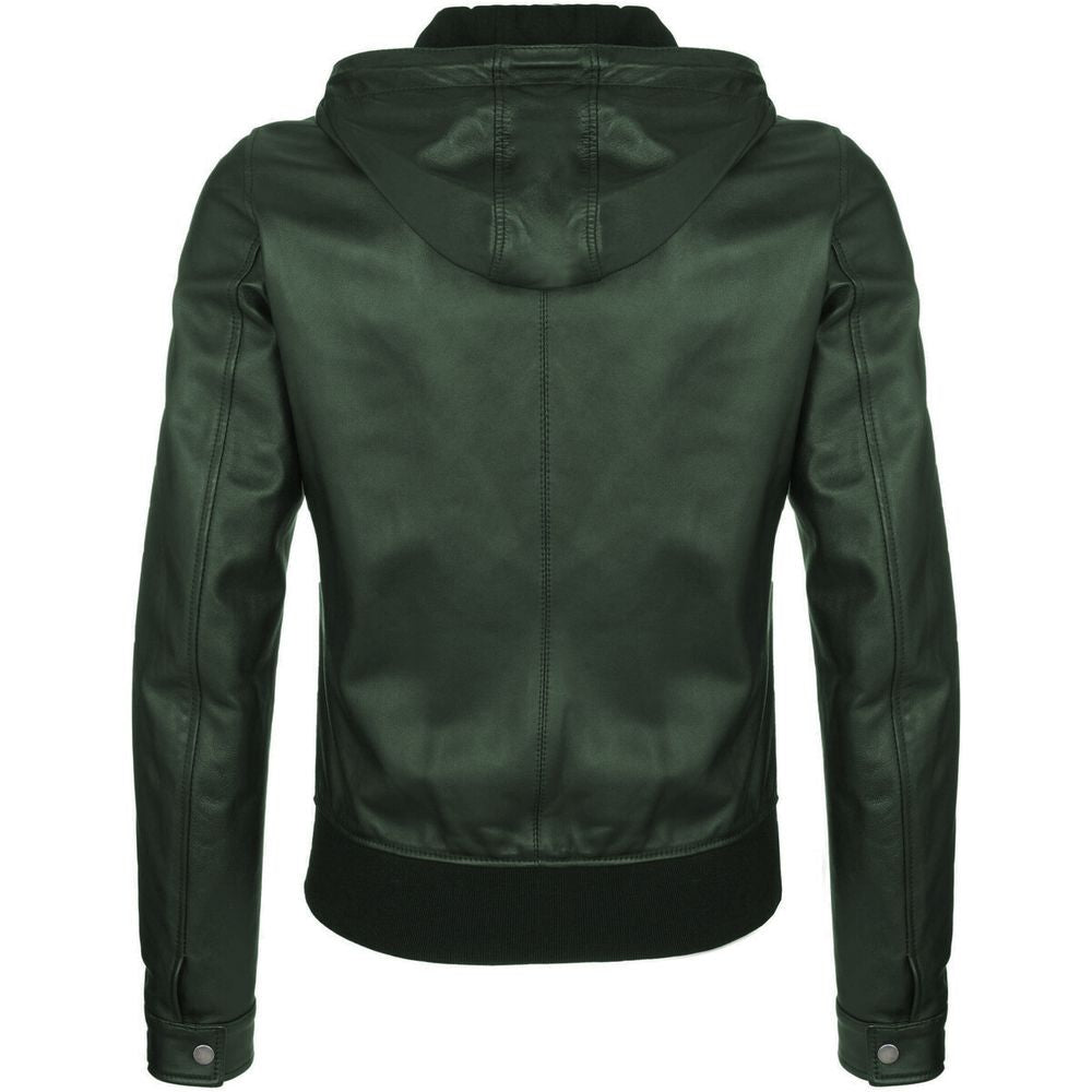Green Lambskin Jacket