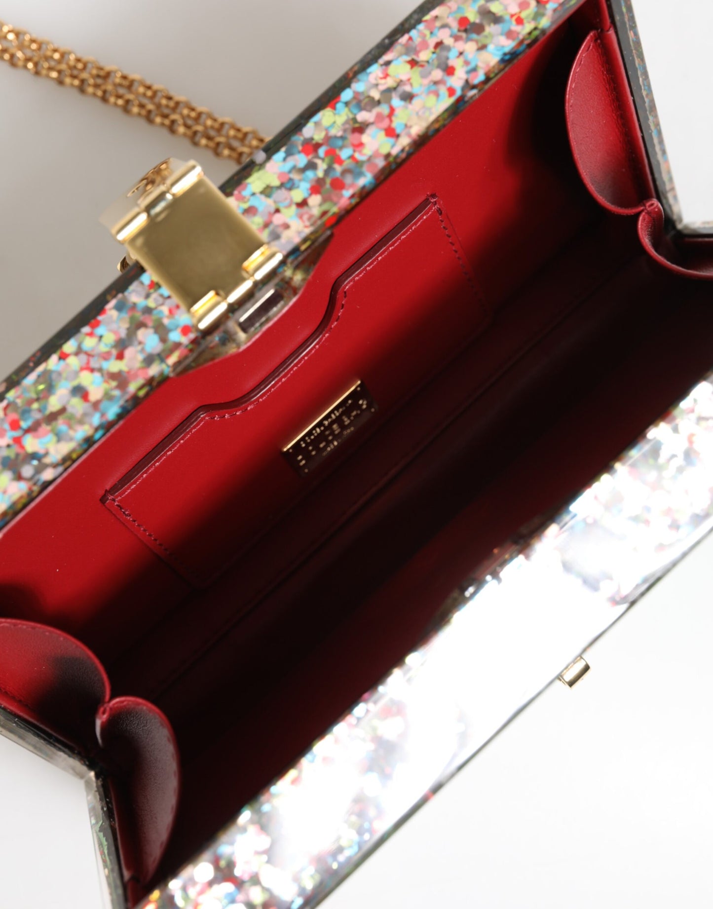 Multicolor PurseBox Fashion Sinner Glitter Crossbody Bag