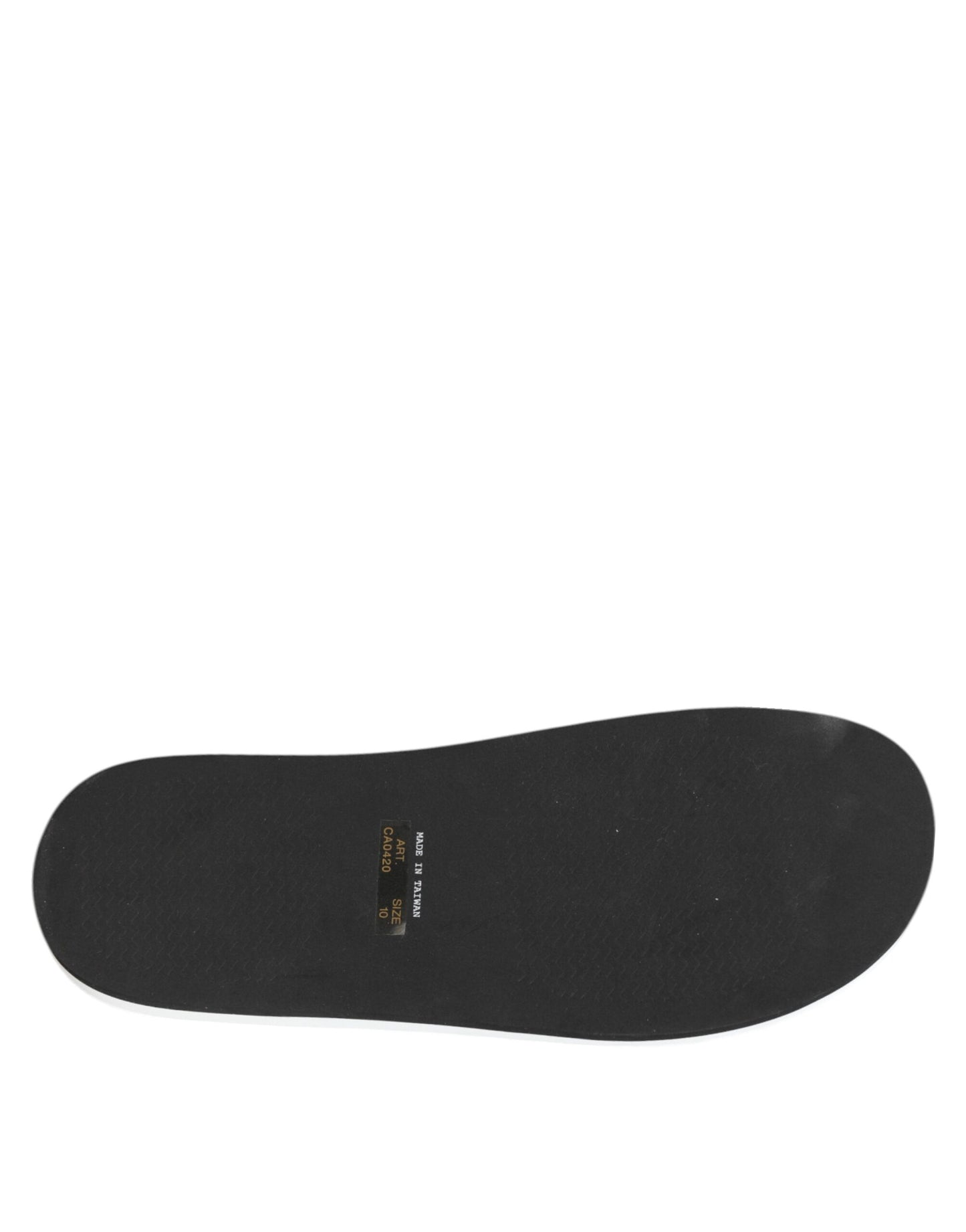 Dolce & Gabbana Black White Logo Beachwear Flats Slipper Shoes