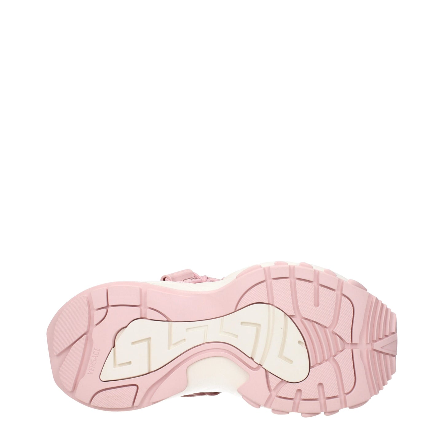 Pink Leather Chunky Sneakers