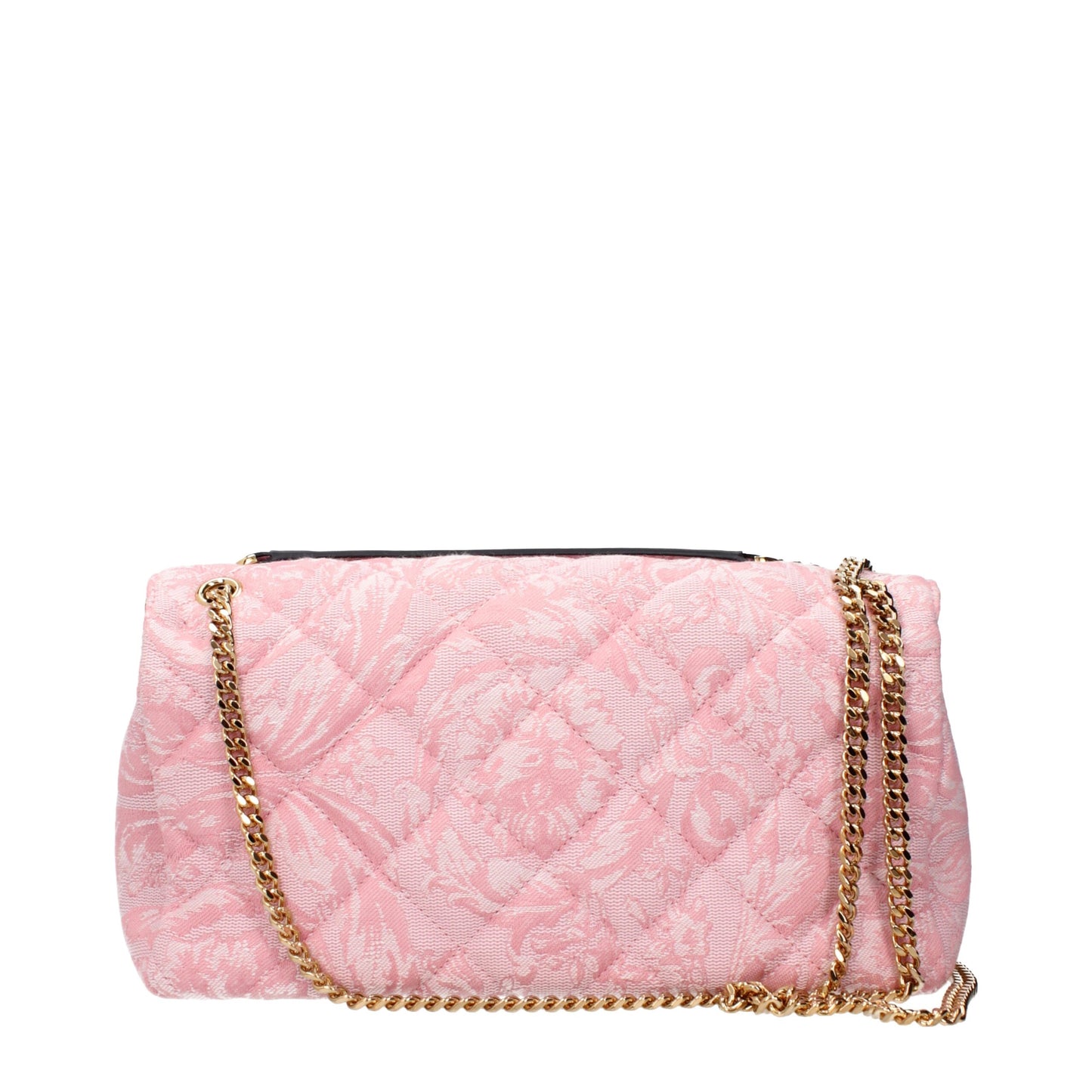 Pink Fabric Shoulder Bags
