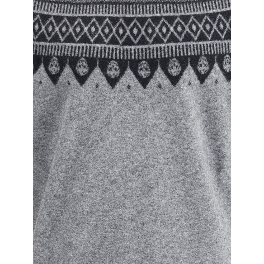 Jacquard pattern with skulls Sweater