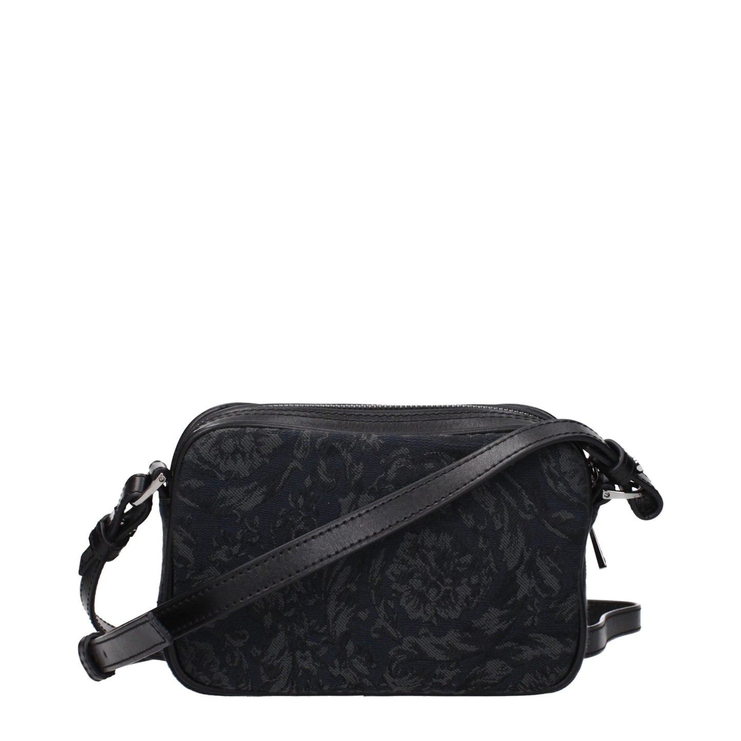 Black Fabric Crossbody Bags