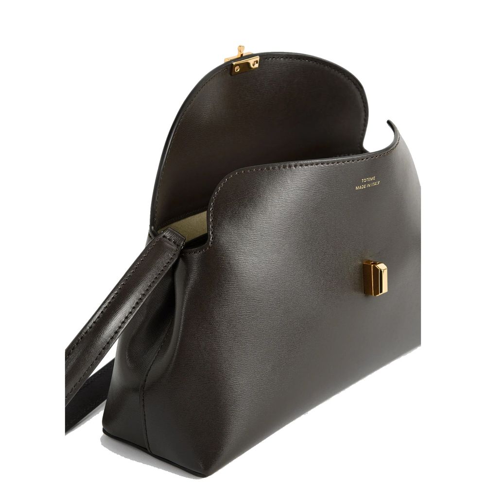 T-Lock leather clutch Bag