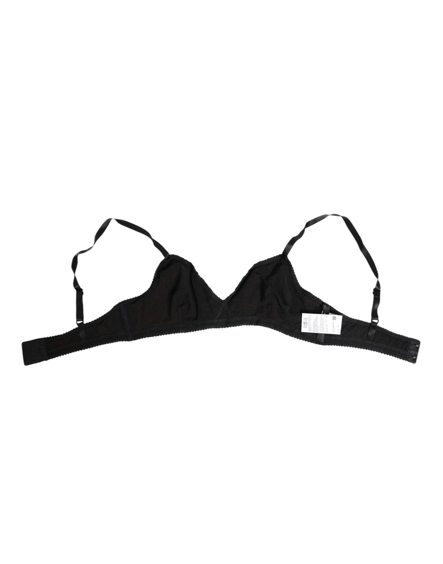 Black Lace Triangle Bralette Wireless Underwear