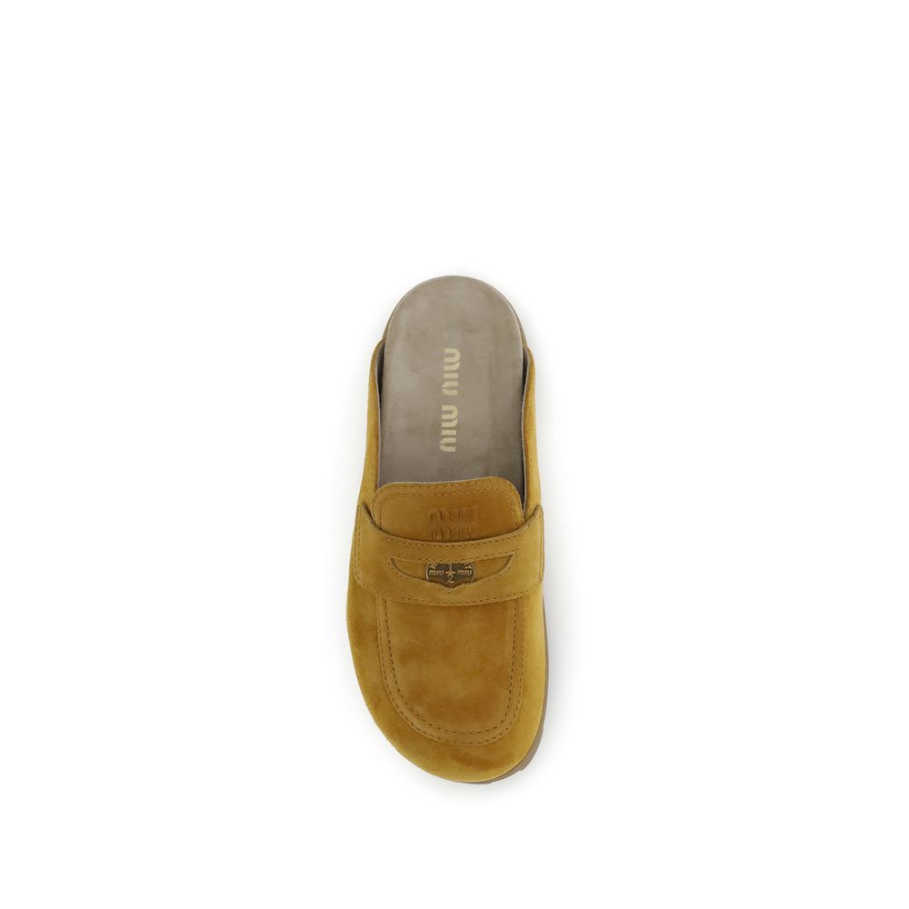Suede Mules
