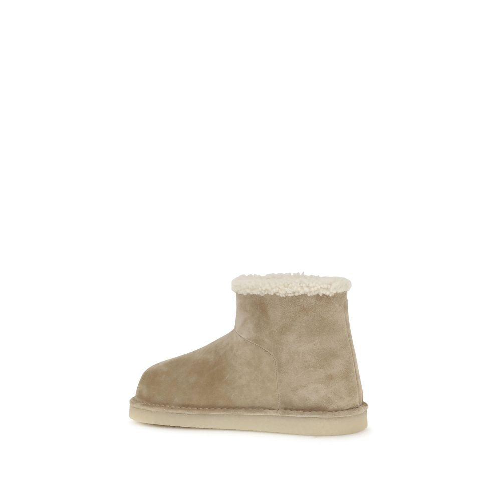 Furry Ankle Boots