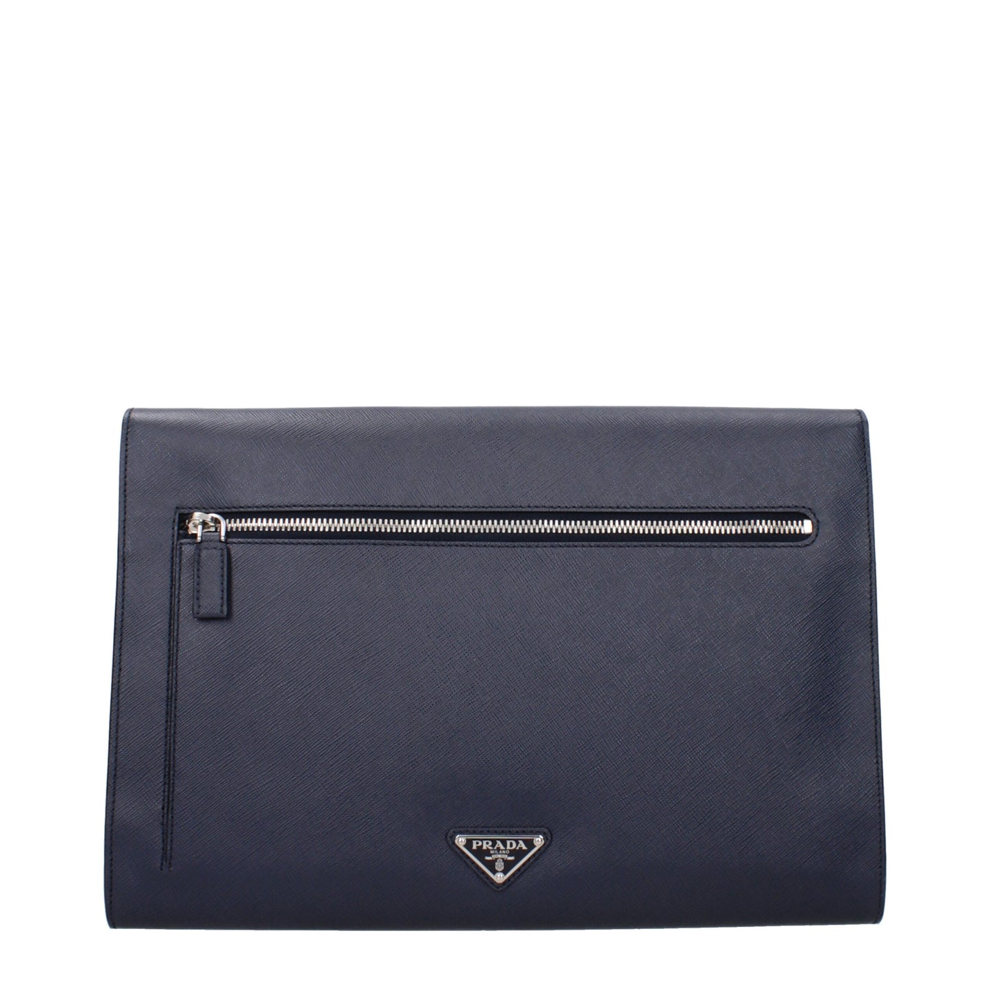 Blue Leather Clutch Bags