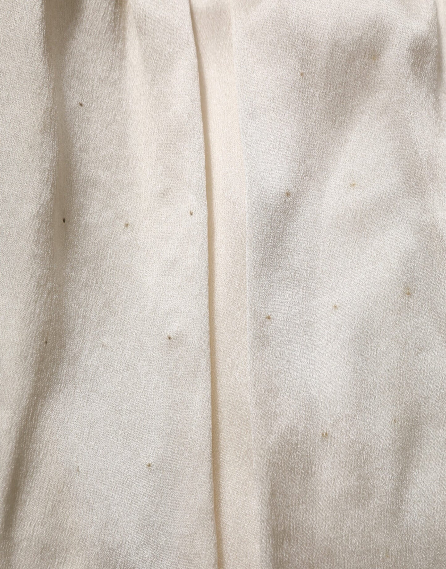 Ivory Satin Lace Tank Lingerie Top Underwear