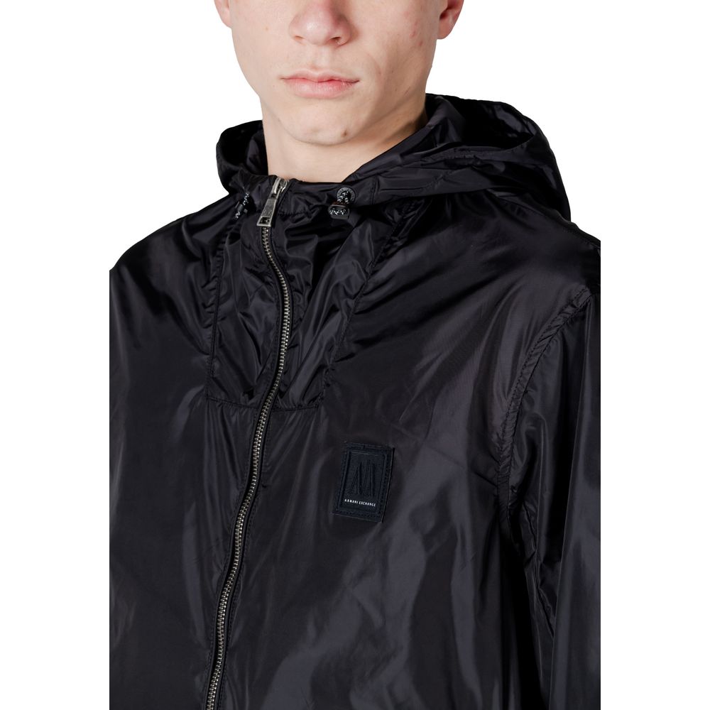 Black Polyamide Jackets & Coat