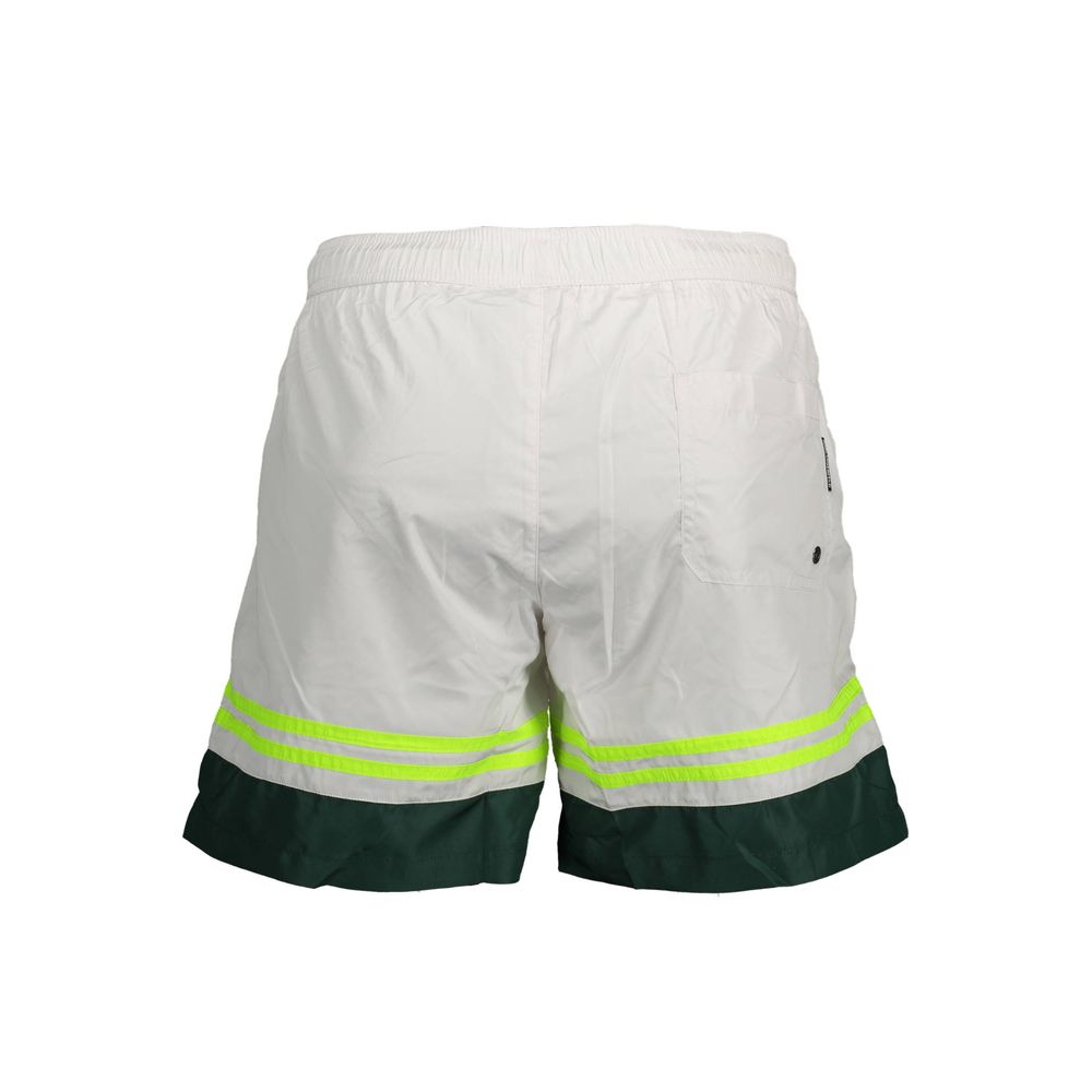 White Polyester Swimwear