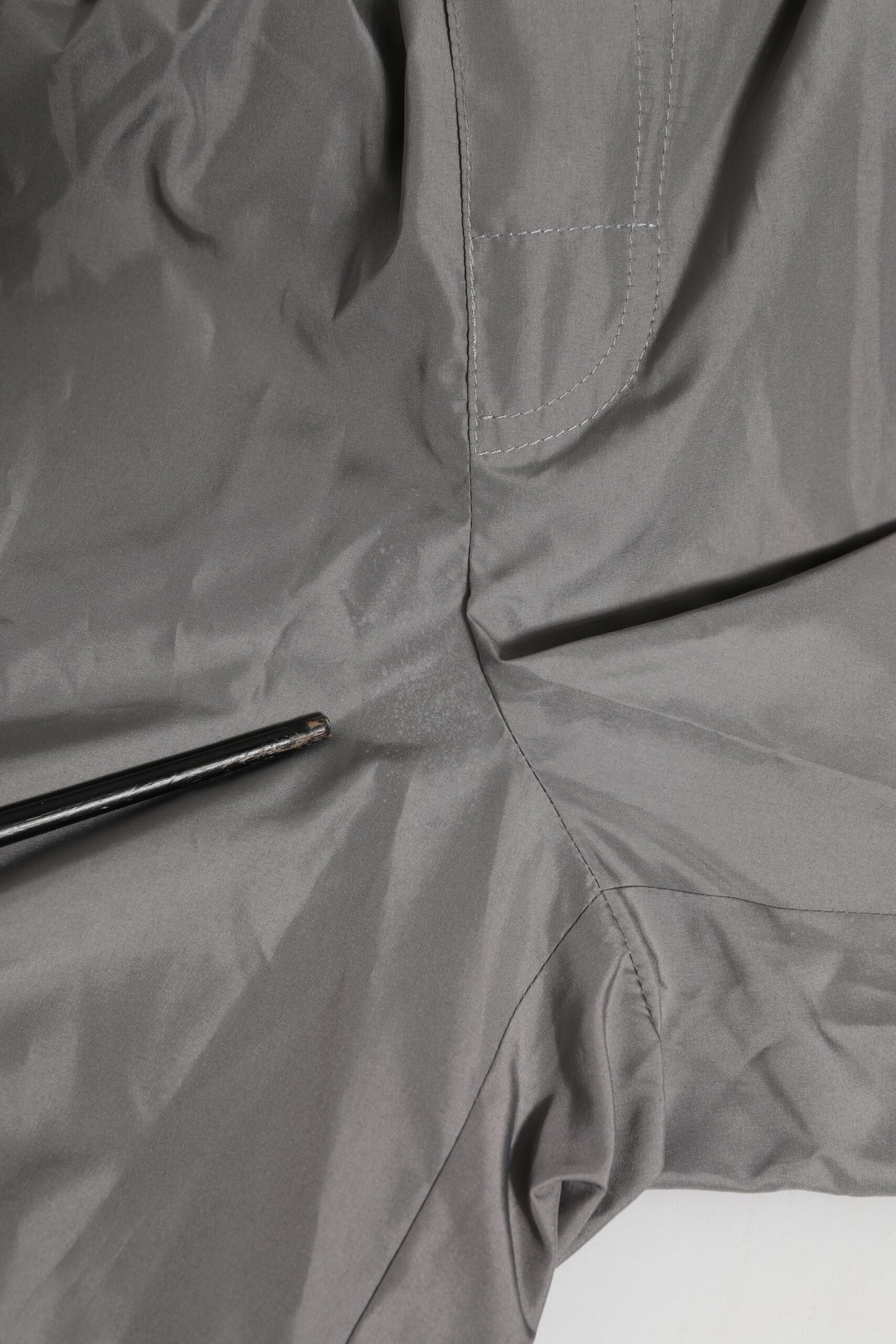 Light Gray Nylon Elastic Waist Shorts Swimwear