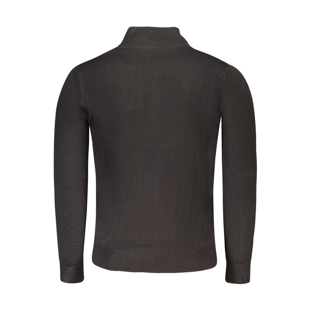 North Sails Black Acrylic Men Sweater