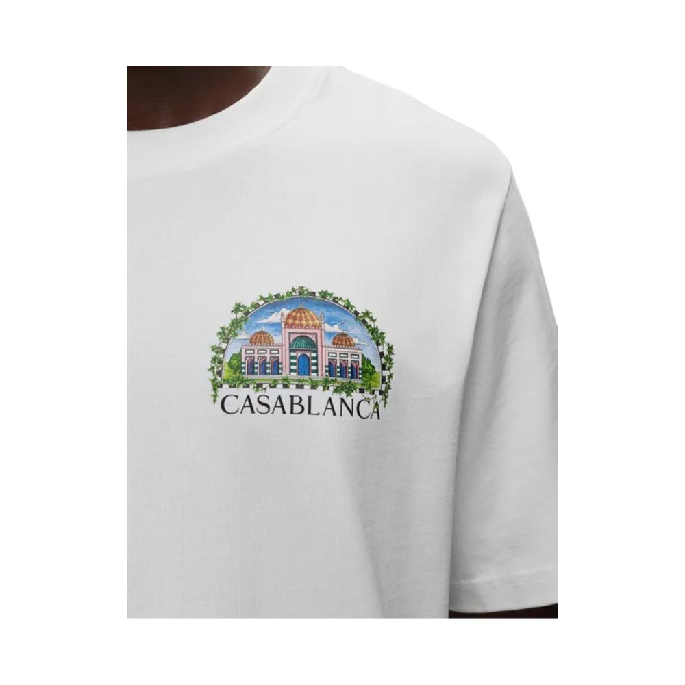 Casablanca White Cotton Men's T-Shirt