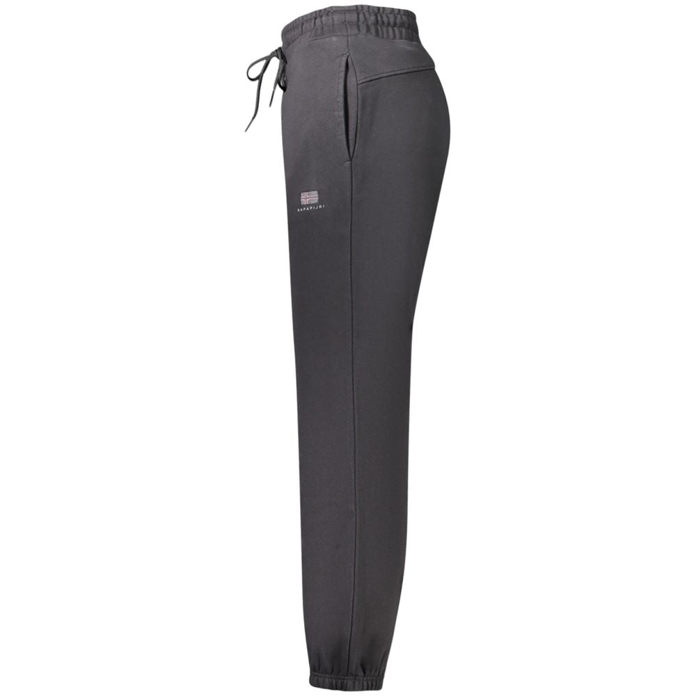 Napapijri Black Cotton Women's Sport Trouser