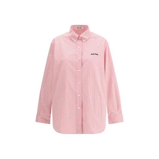 Miu Miu Multicolor Cotton Pattern Shirt