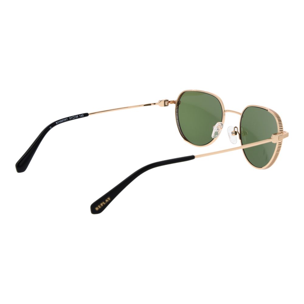 Replay Gold Metal Sunglasses