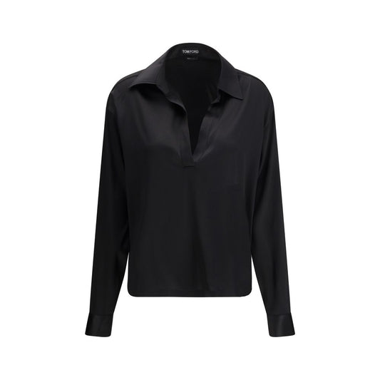 Tom Ford Black Silk Dress Shirt