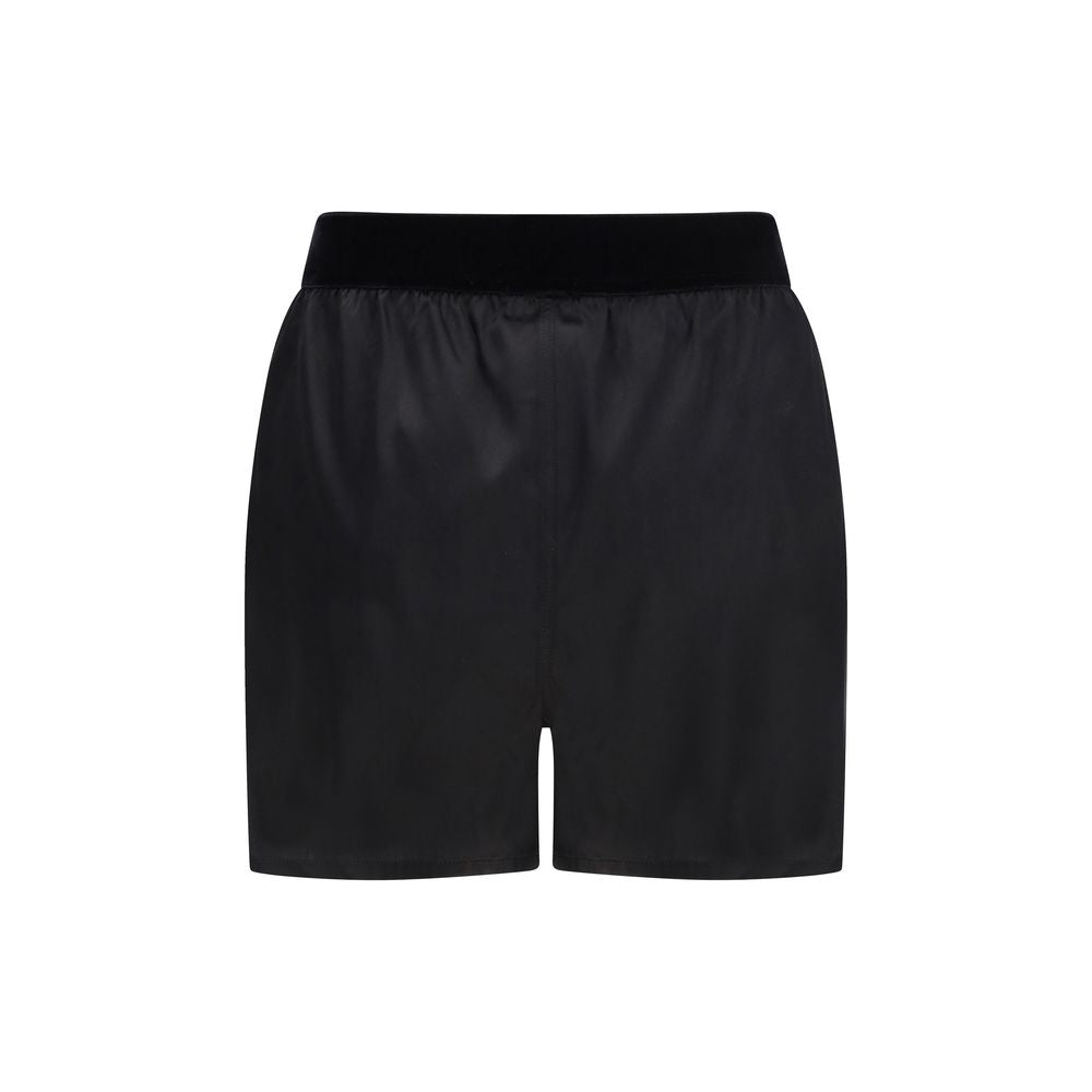 Tom Ford Black Silk Bermuda Shorts