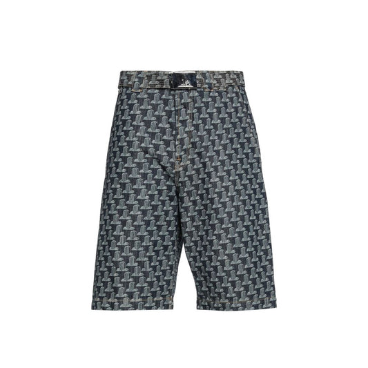 Lanvin Blue Cotton Knee Length