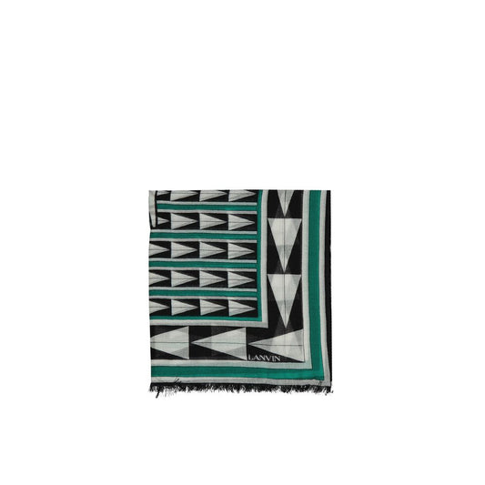 Lanvin Bicolor Wool Foulard
