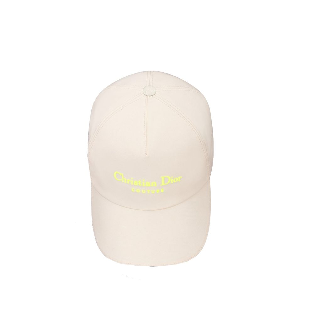 Dior Beige Cotton Cap (Baseball Hat)