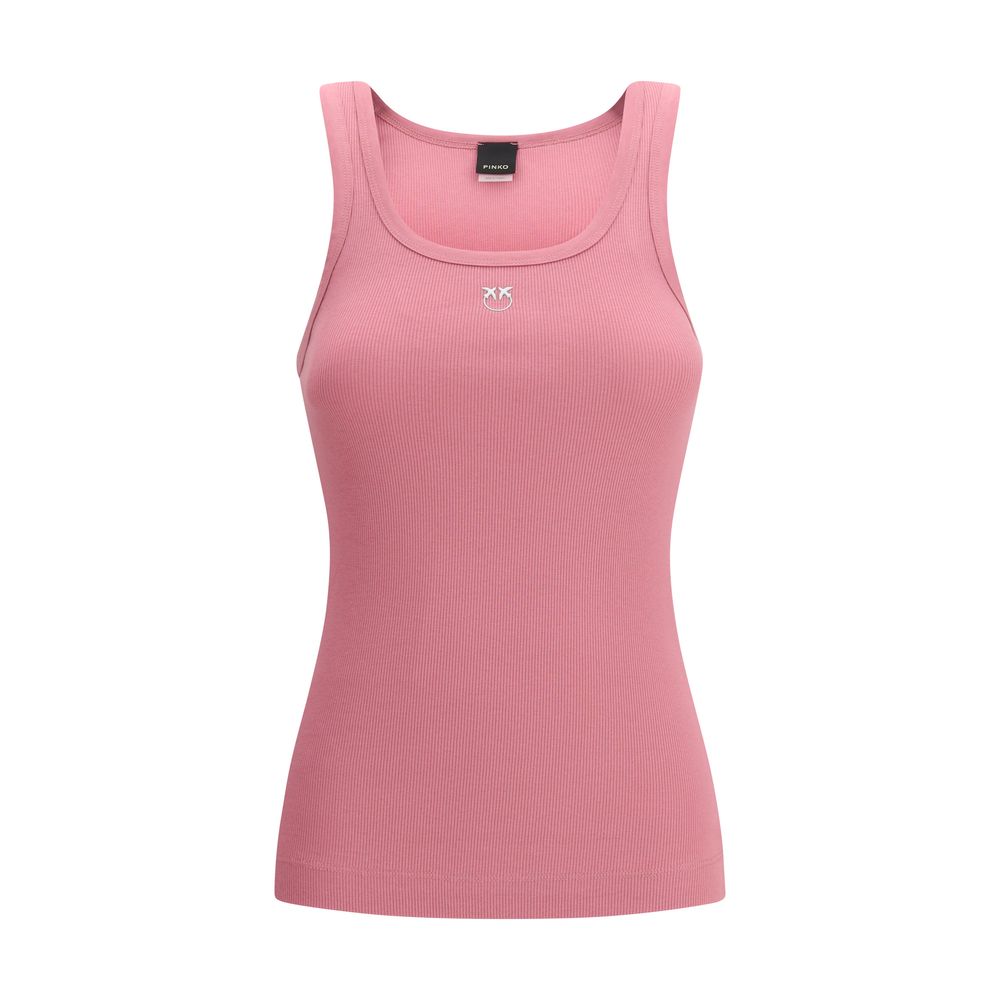 PINKO Multicolor Cotton Sleeveles T-Shirt