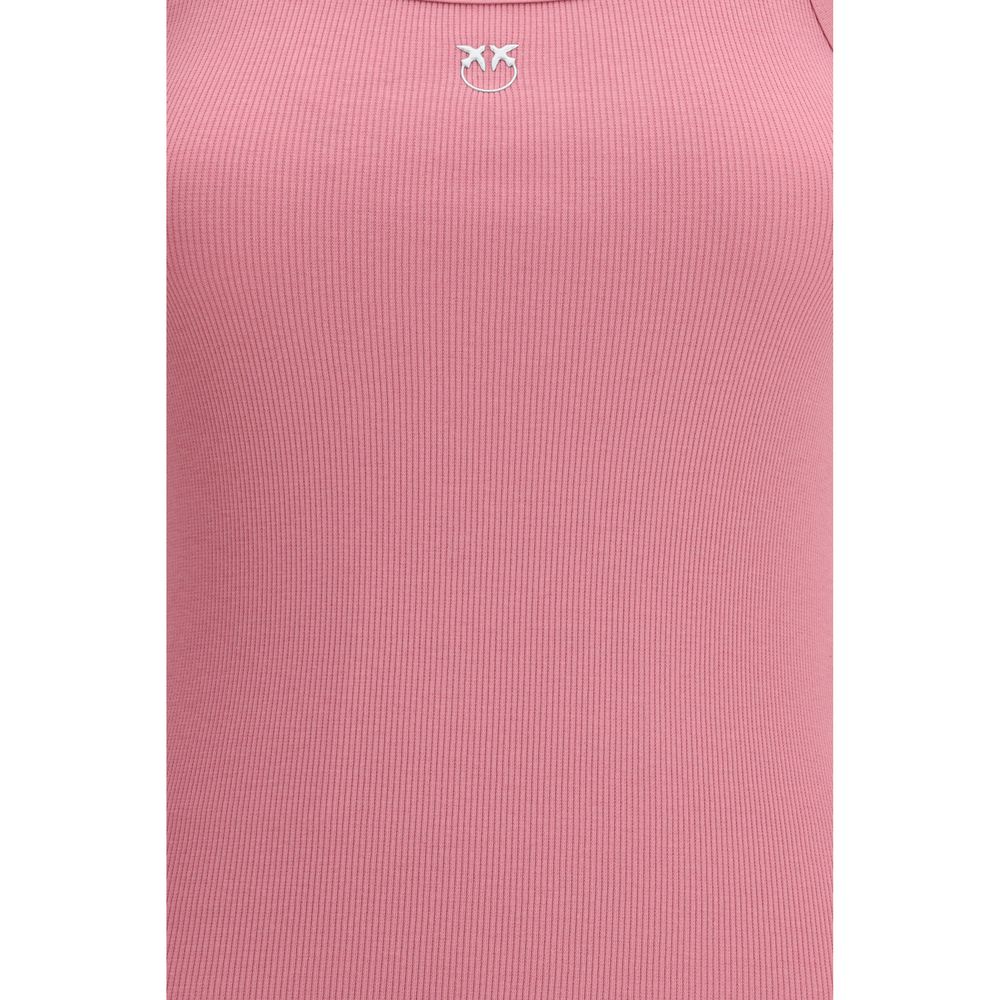 PINKO Multicolor Cotton Sleeveles T-Shirt