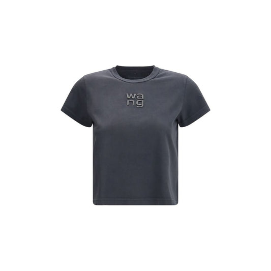 Alexander Wang Black Cotton T-Shirt
