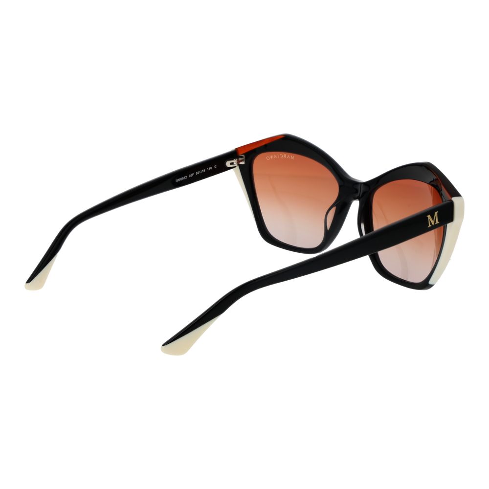 Marciano by Guess Black Acetate Sunglasses