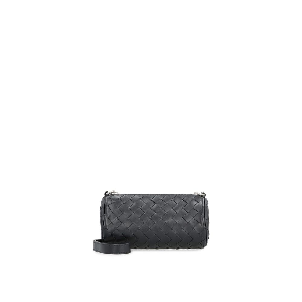 Bottega Veneta Black Calfskin Crossbody Bag