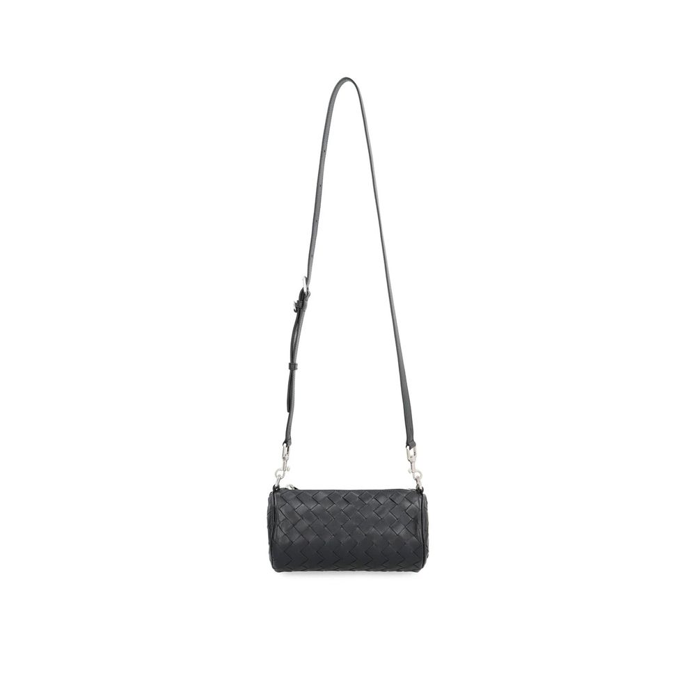 Bottega Veneta Black Calfskin Crossbody Bag