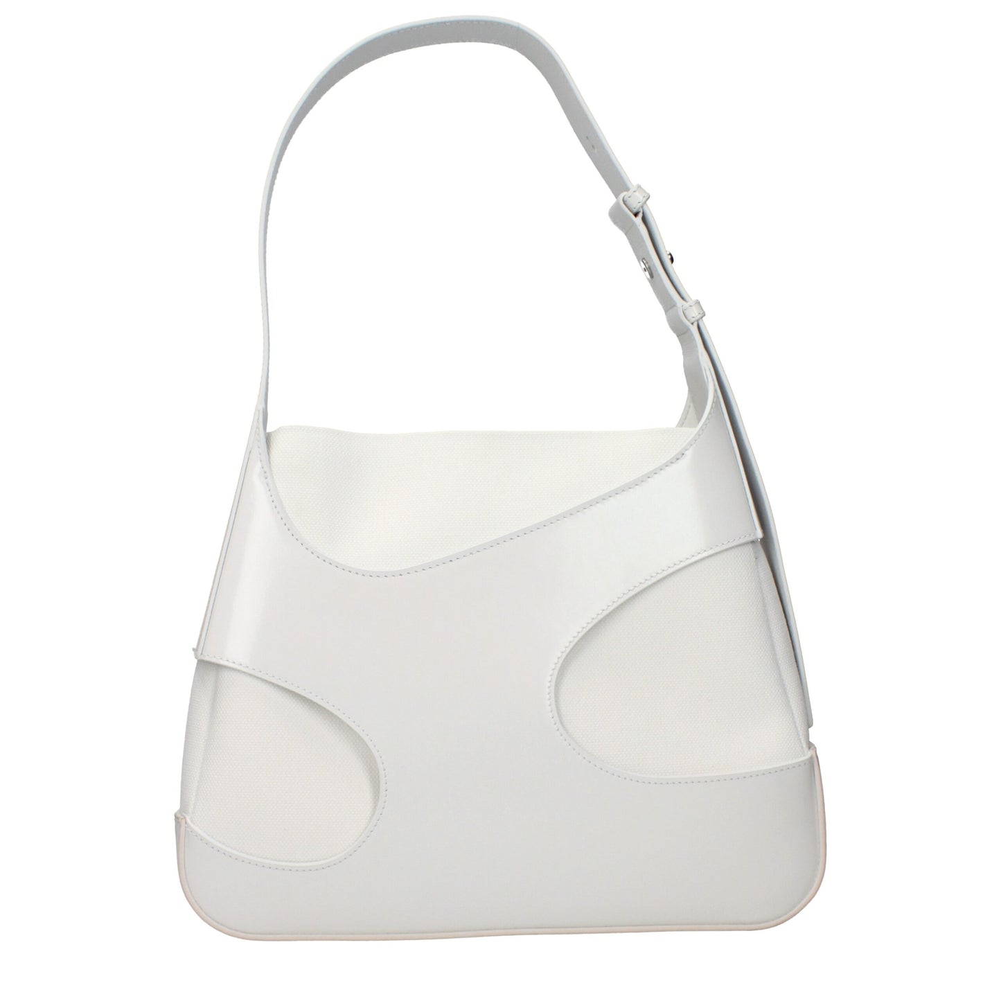 Salvatore Ferragamo White Leather Shoulder Bag